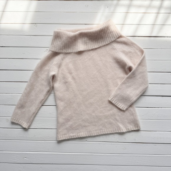 Rafaella cream wool sweater y2k vintage lambswool angora...